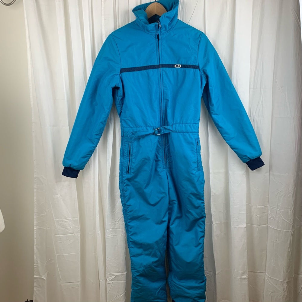CB Sports Women’s Blue Ski Suit 
Size S Vintage
